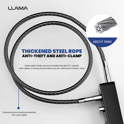 LLAMA TRUCK Steel wire combination lock padlock