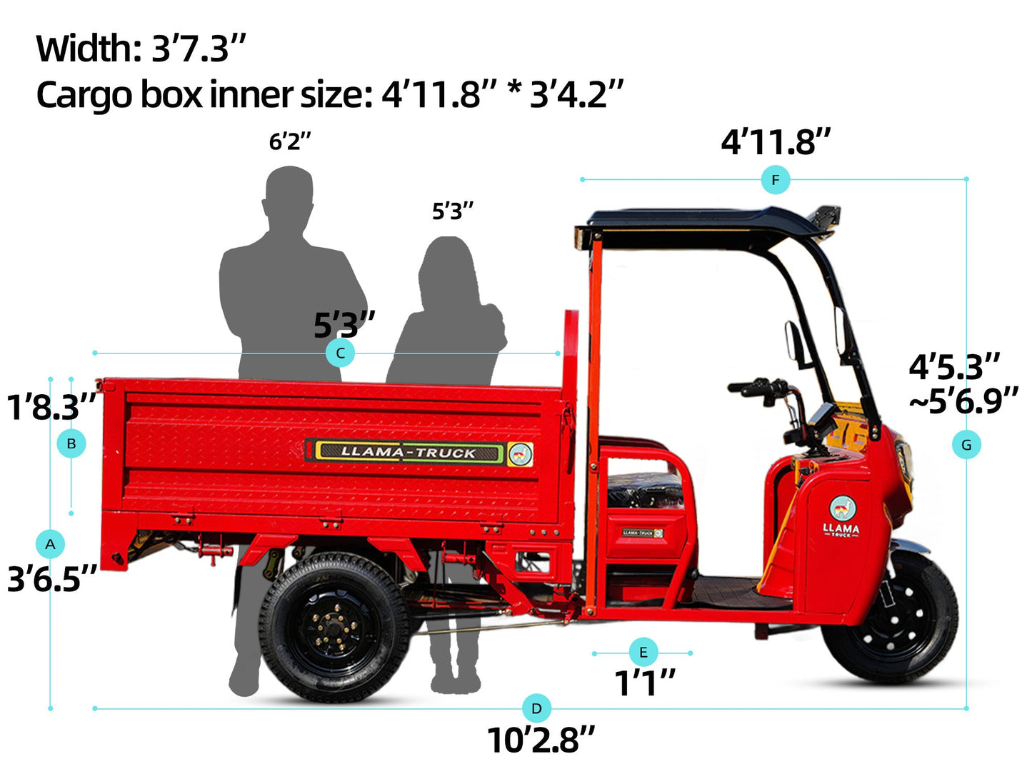 LLAMA Truck Vector (Assembled in USA)